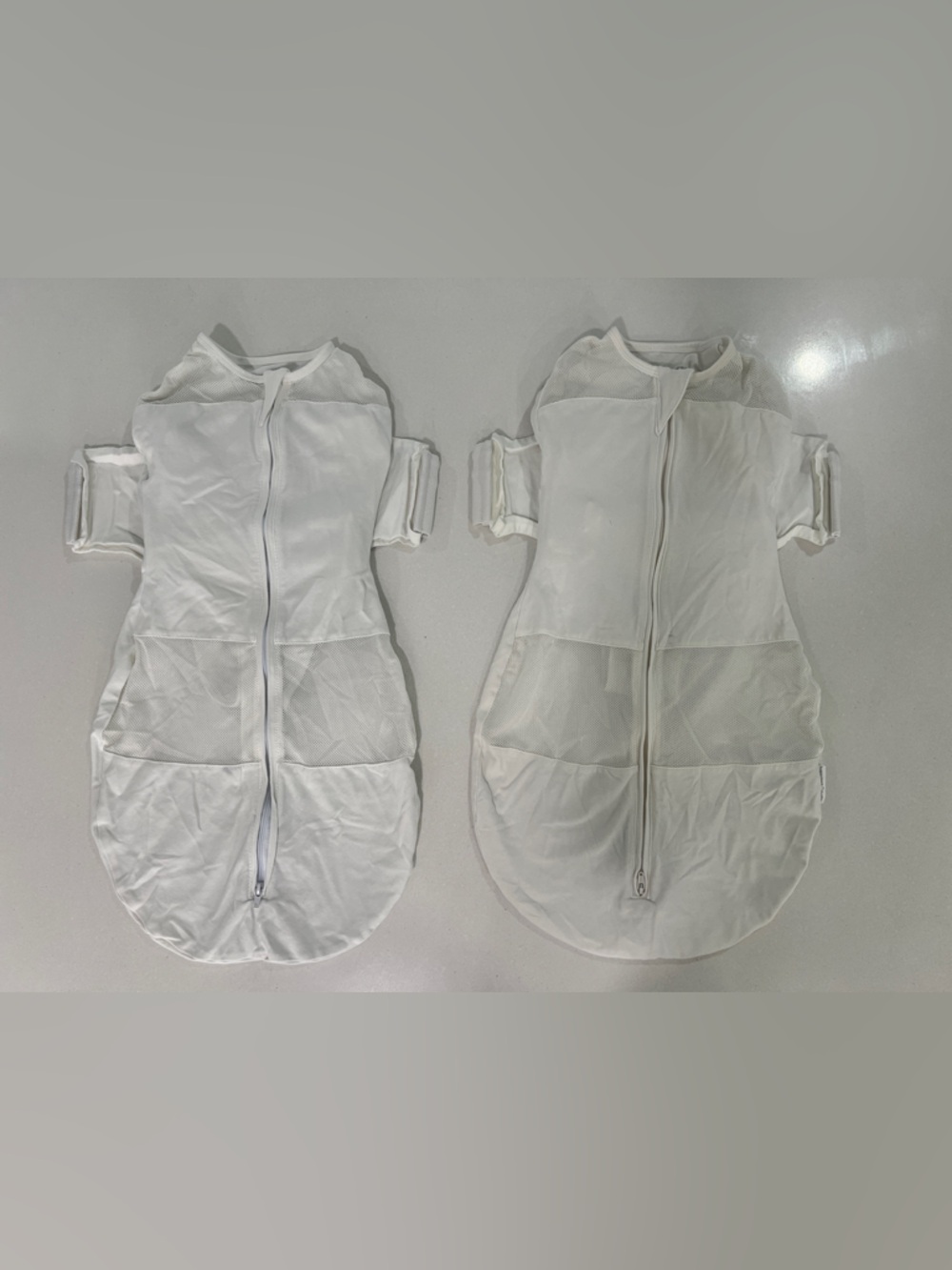 Snoo Happiest Baby White Mesh Sleep Sacks - Pack of 2 (Size M - 12-18lbs)
